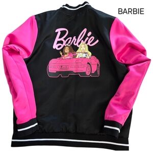 LIMITED EDITION Youth Girls Barbie Bomber Jacket size XXL 18